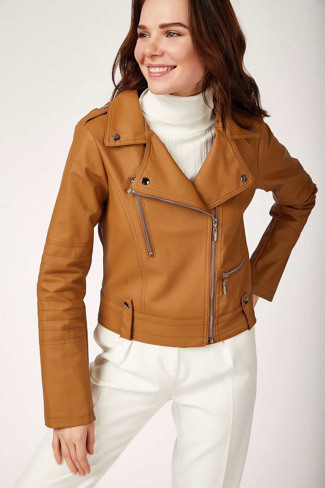 Bigdart 1025 Veste biker - Camel