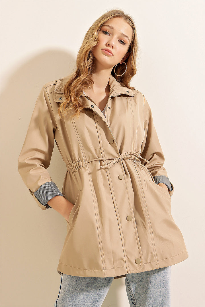 Bigdart Trench avec taille froncée 10322 - Beige