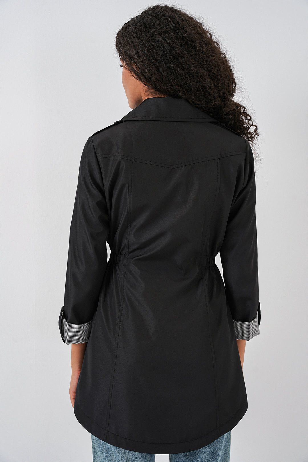 Bigdart 10322 Trench à Taille Froncée - Noire