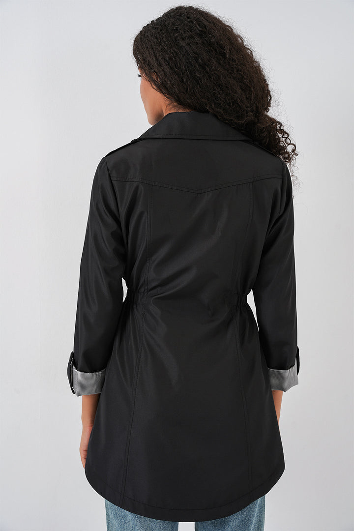 Bigdart 10322 Trench à Taille Froncée - Noire