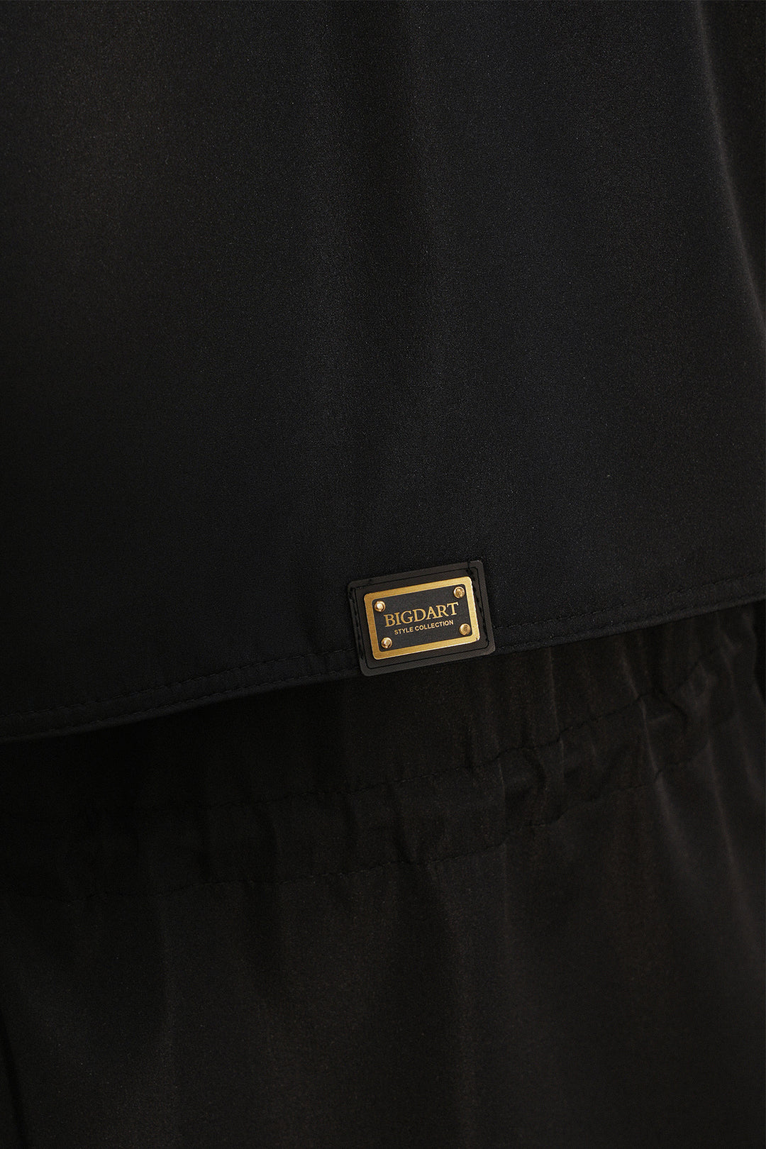 Bigdart 10322 Veste Femme à Taille Froncée - Noir