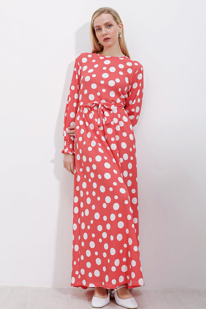Bigdart 1525 Robe Modeste en Tricot - Rose P.