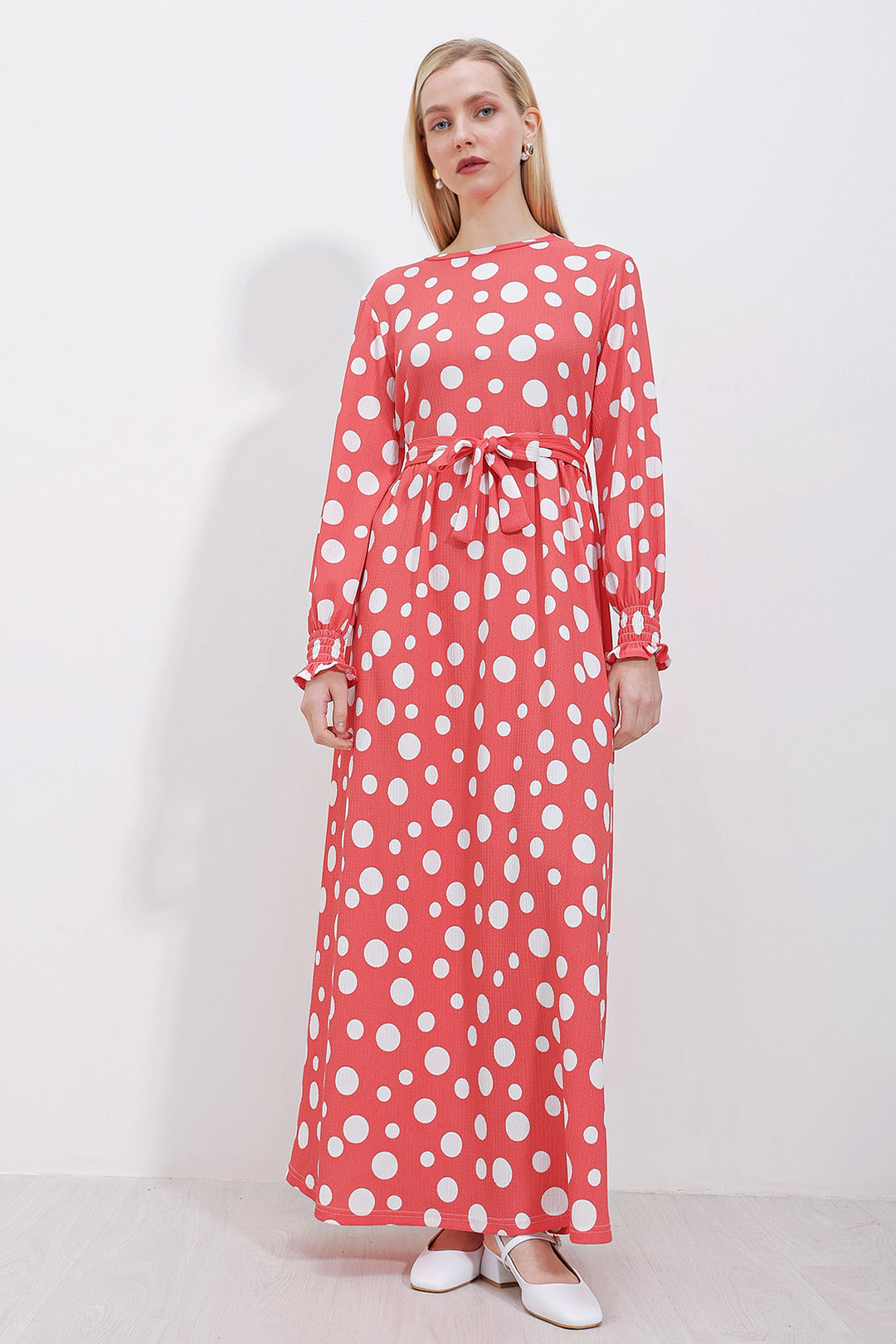 Bigdart 1525 Robe Modeste en Tricot - Rose P.