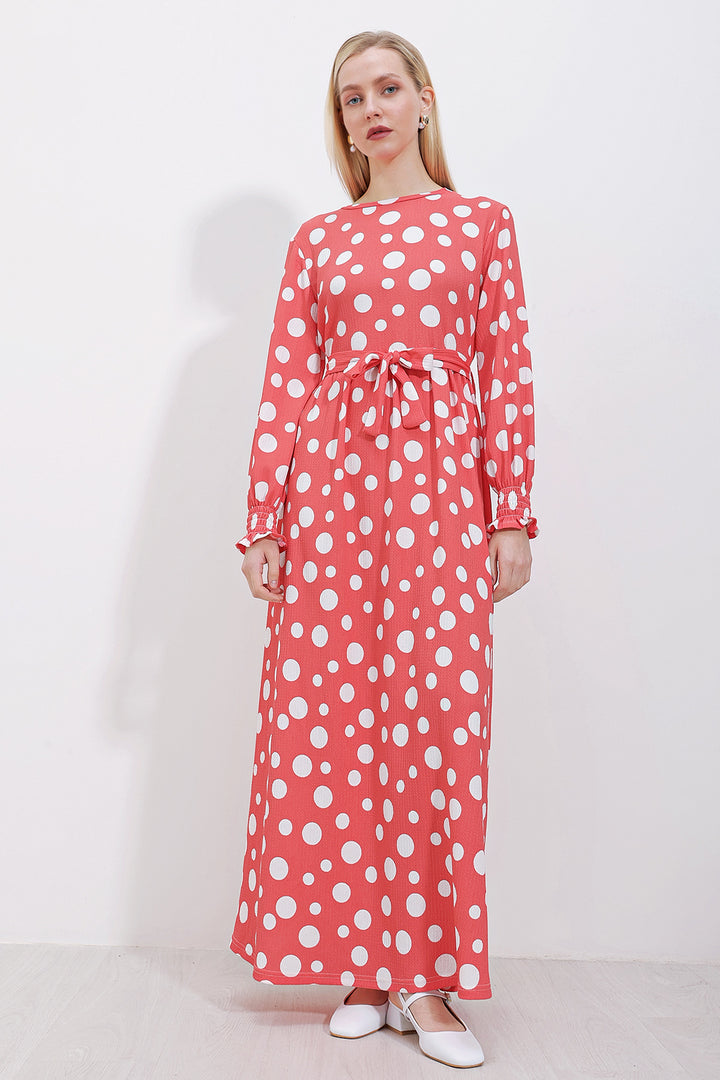 Bigdart 1525 Robe Modeste en Tricot - Rose P.