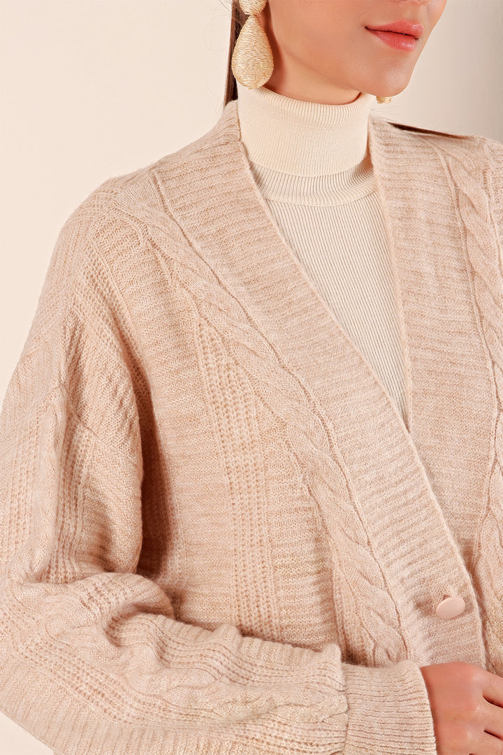 Bigdart 15768 Gilet Tricot Modeste - Crème