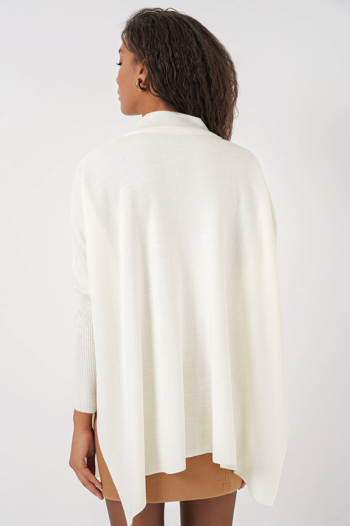 Bigdart 15783 Poncho à fente - Blanc