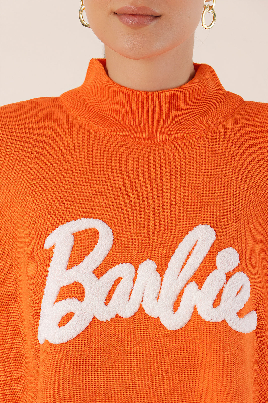 Bigdart Pull poncho fendu 15783 - Orange foncé