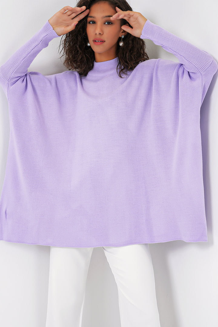 Bigdart Pull Poncho Fendu 15783 - Lilass