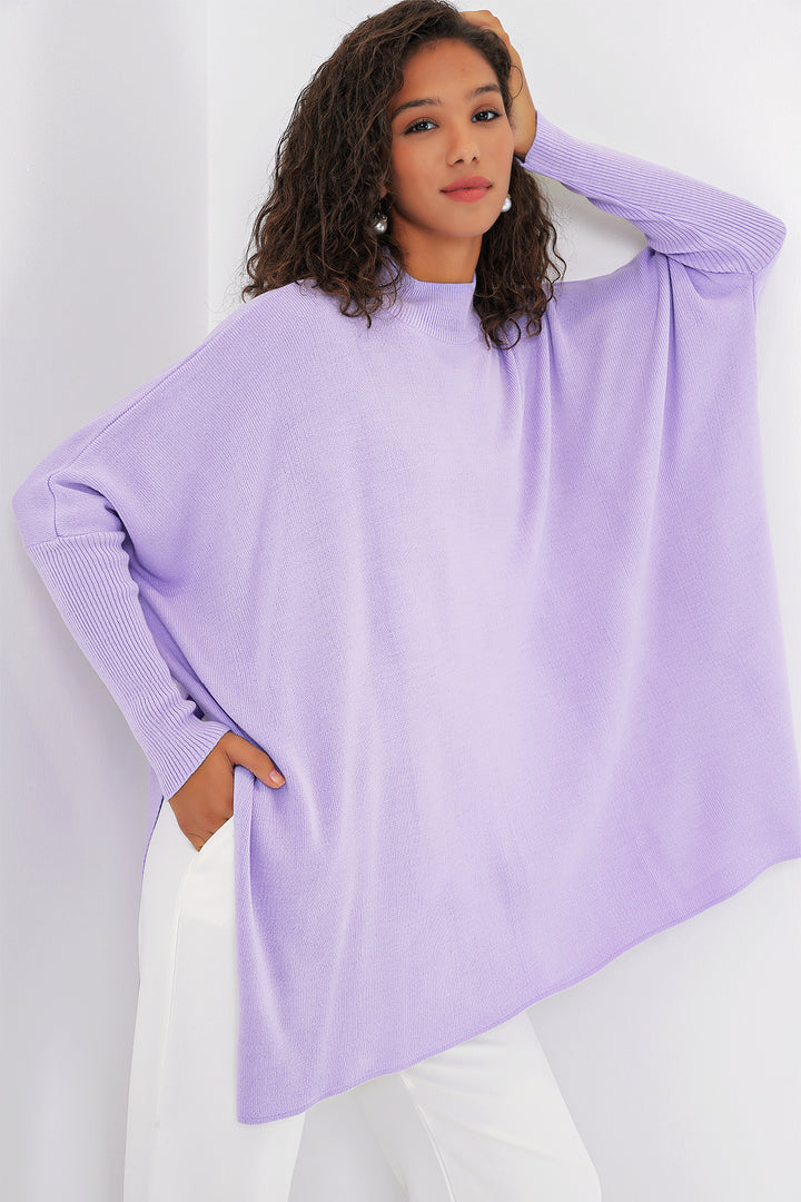 Bigdart Pull Poncho Fendu 15783 - Lilass