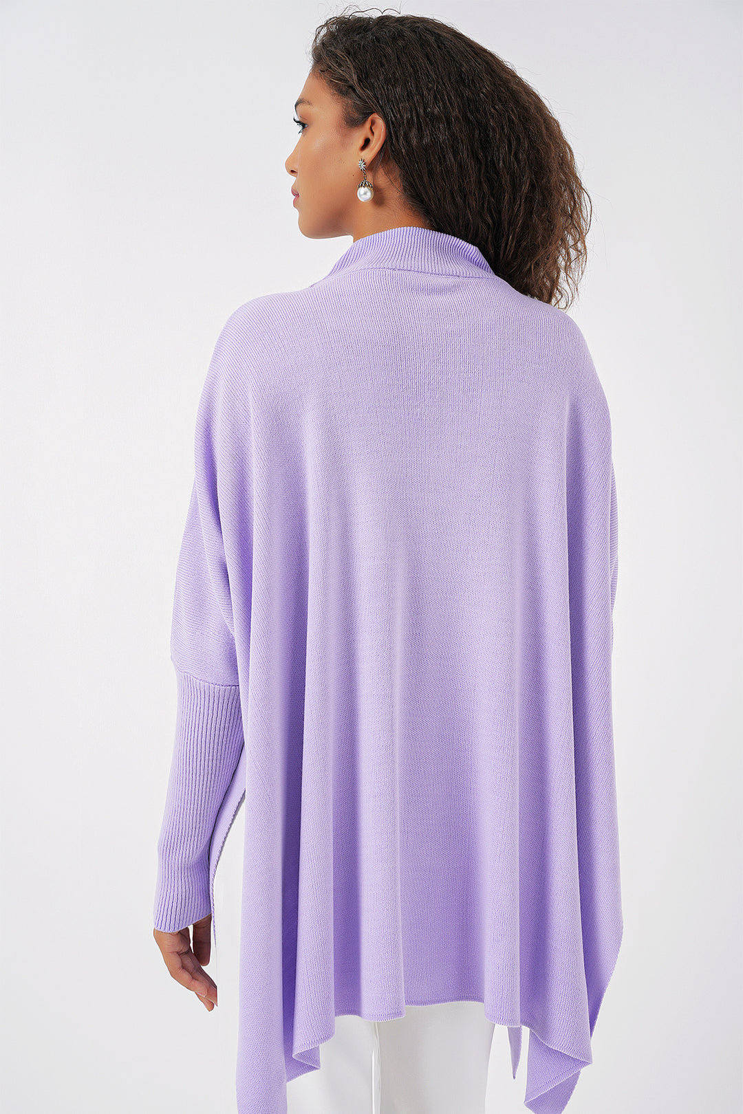 Bigdart Pull Poncho Fendu 15783 - Lilass