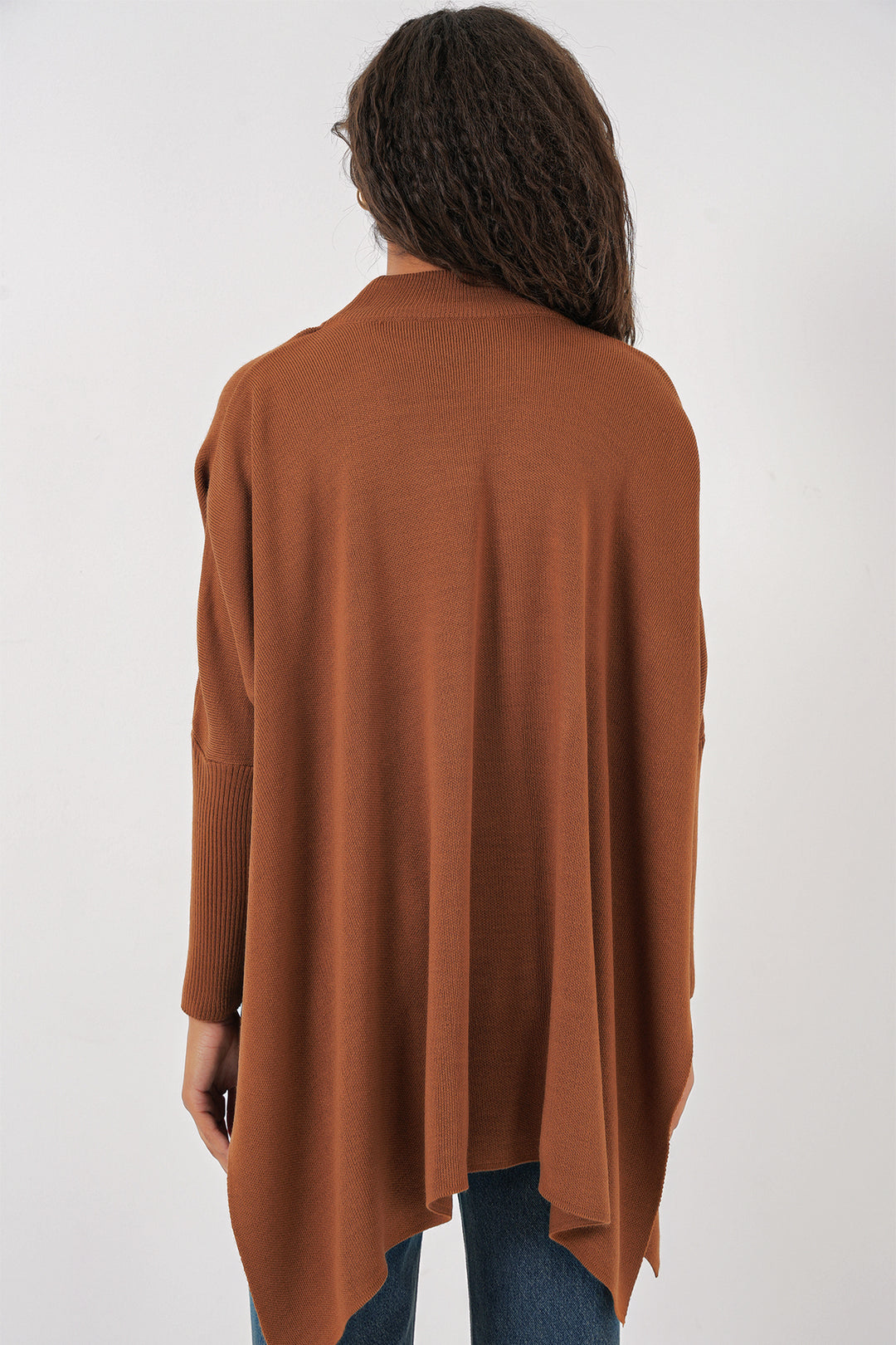 Bigdart Pull Poncho Fendu 15783 - Tabacc
