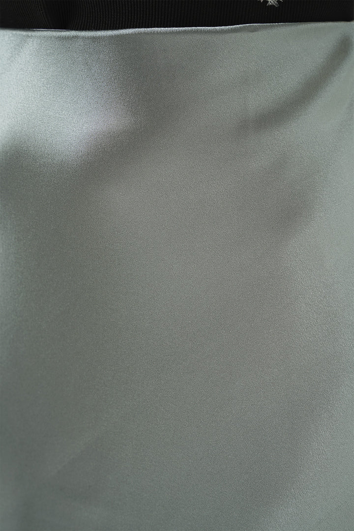 Bigdart Jupe en satin 15806 - çağla