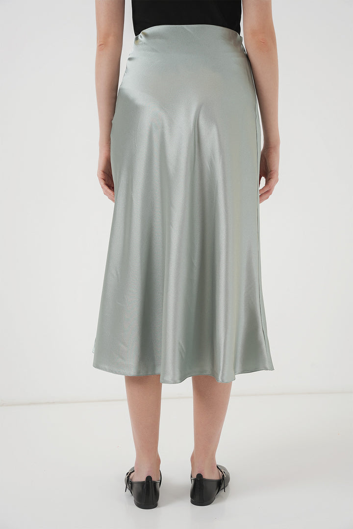 Bigdart Jupe en satin 15806 - çağla