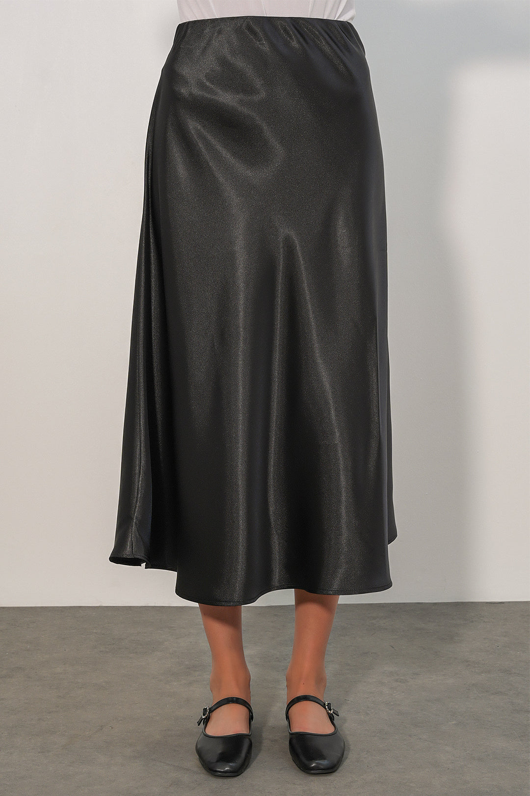 Bigdart 15806 Jupe Satin - Noir