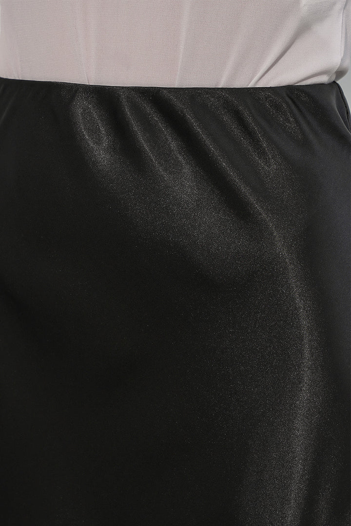 Bigdart 15806 Jupe Satin - Noir