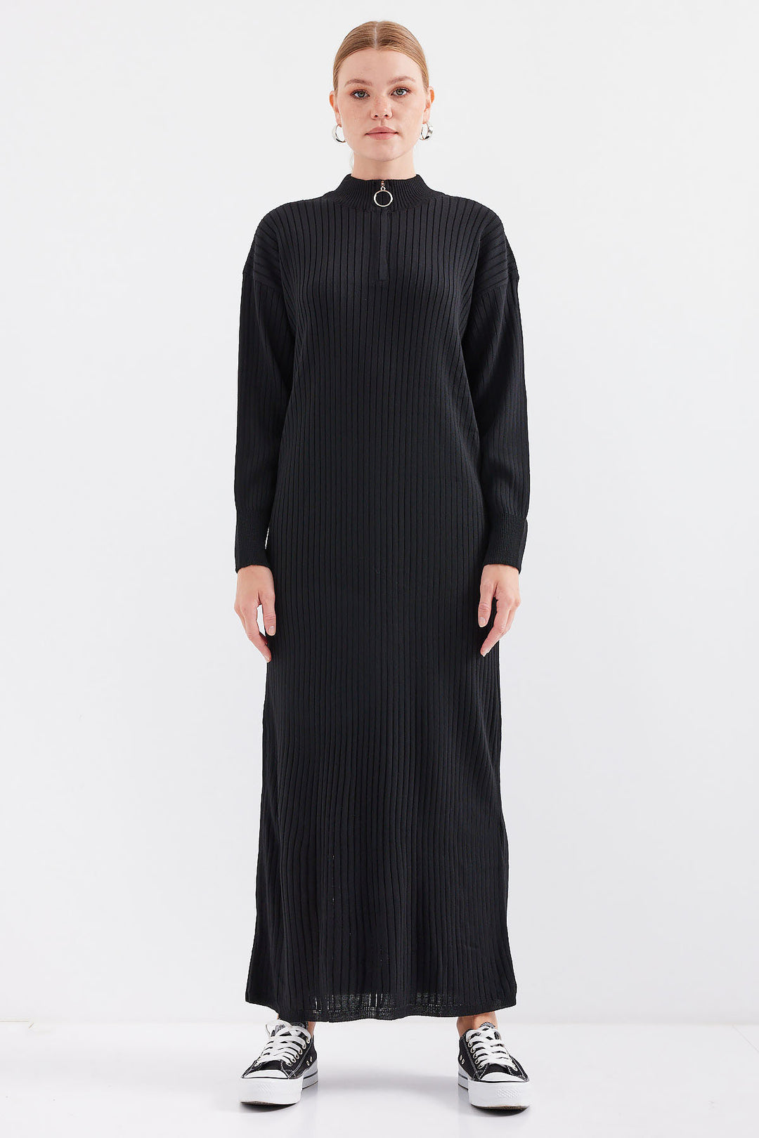 Bigdart Robe en tricot 15839 - Noir