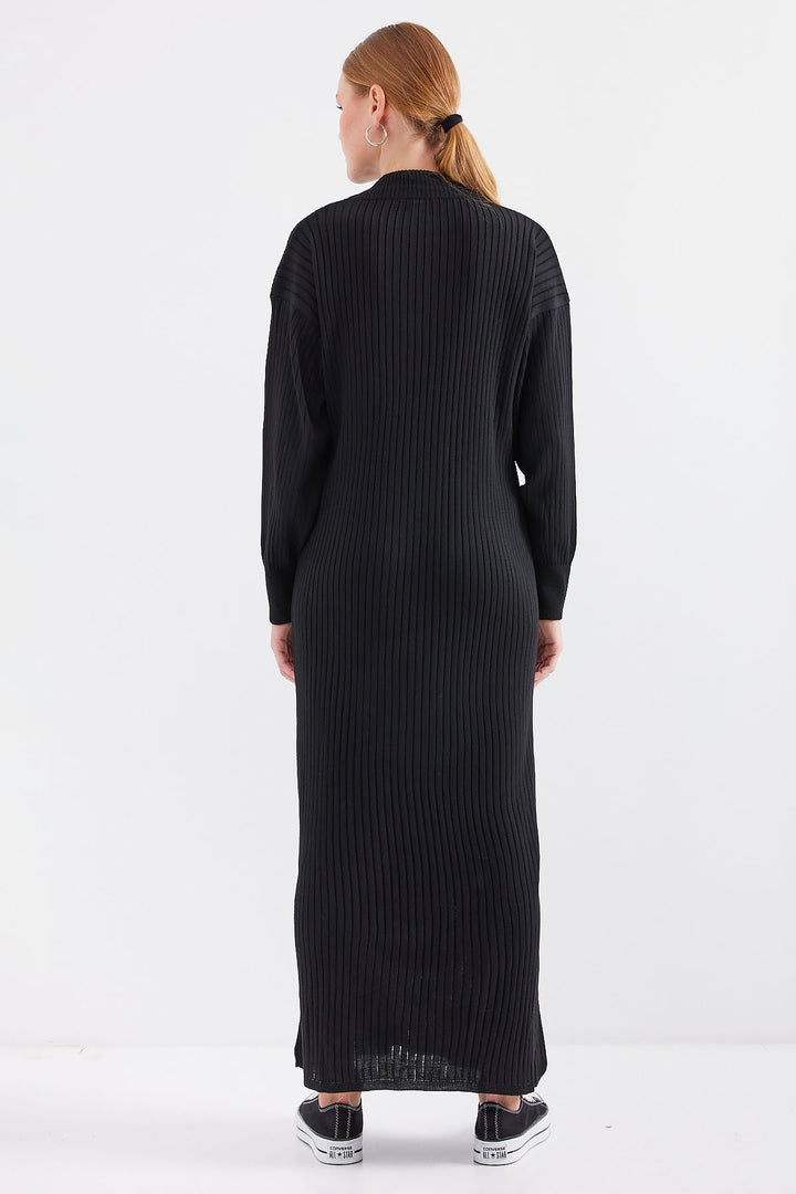 Bigdart Robe en tricot 15839 - Noir