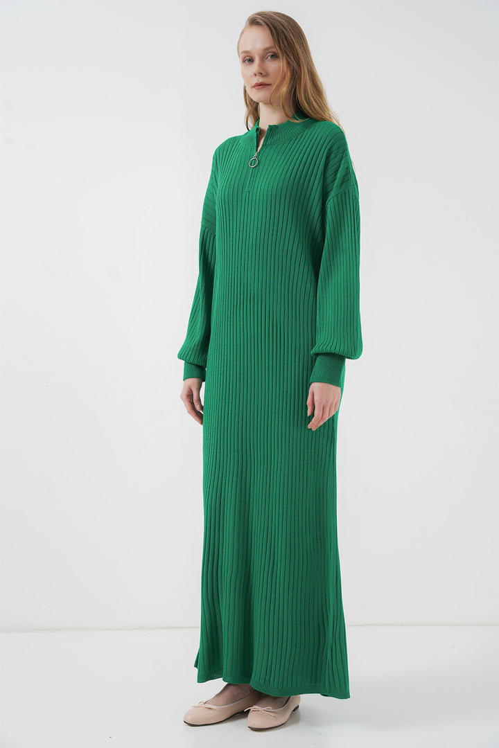 Bigdart Robe Tricot Longue 15839 - Vert
