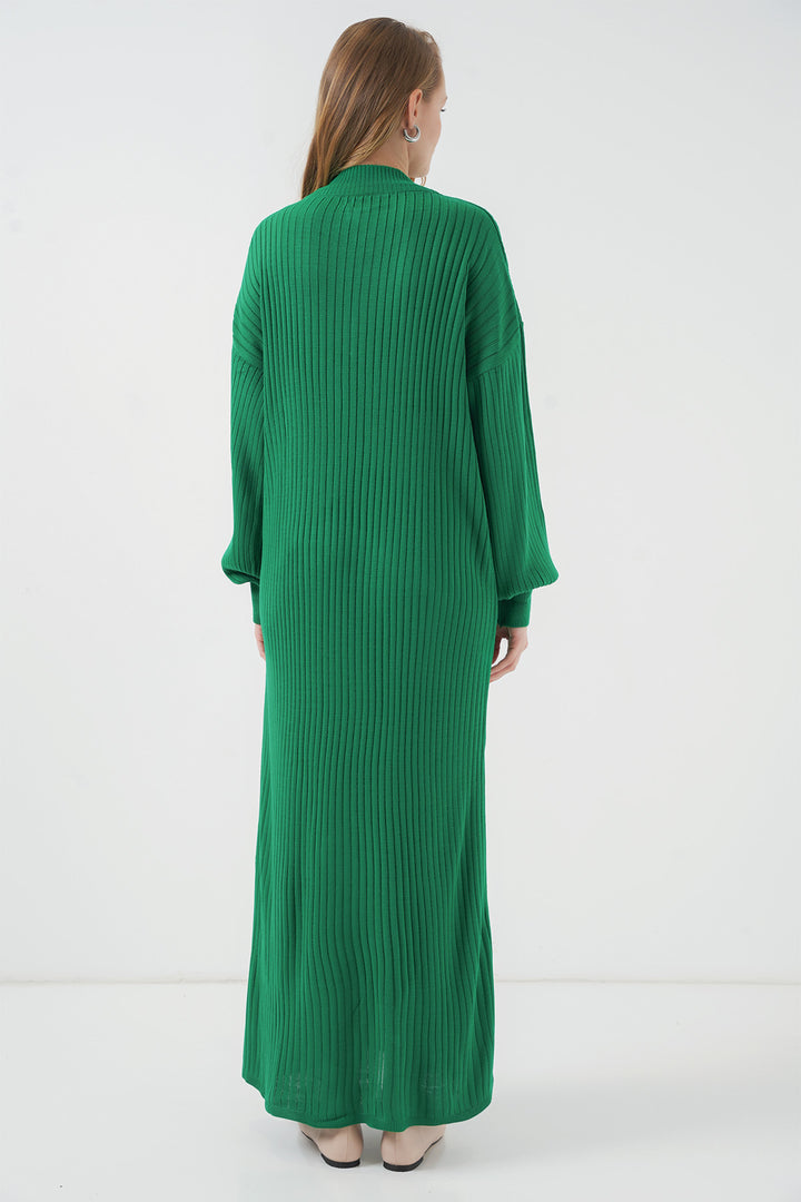 Bigdart Robe Tricot Longue 15839 - Vert