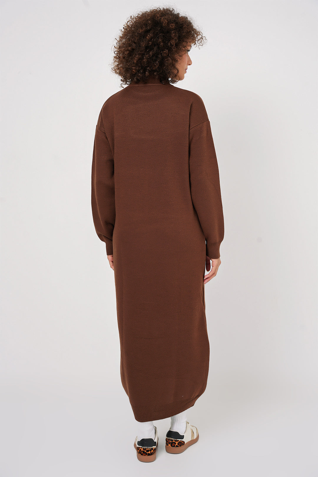Bigdart 15890 Robe Tricot Longue - Marron