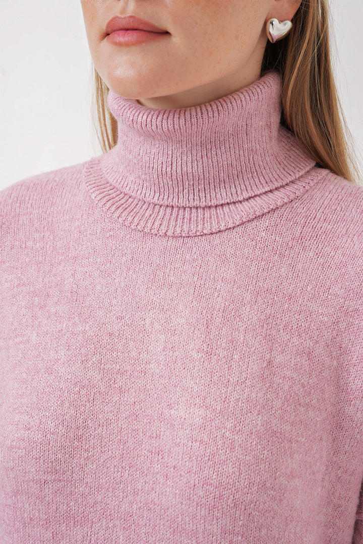 Bigdart 15891 Ensemble de tricot avec jupe - Rose