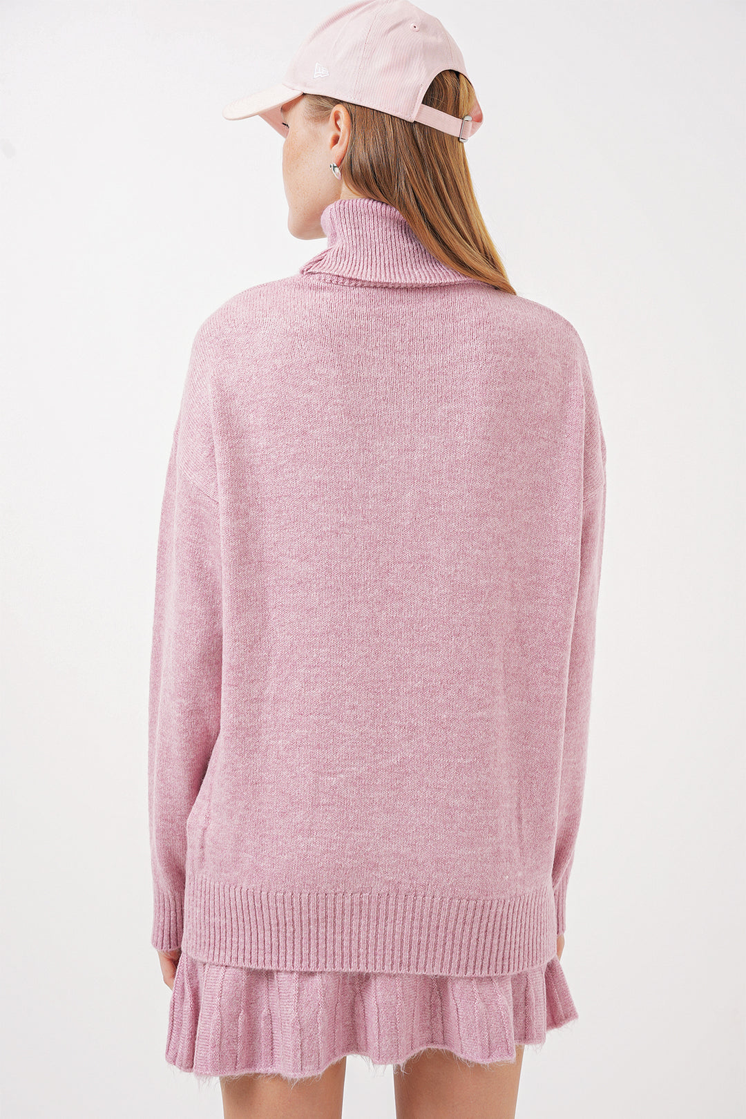 Bigdart 15891 Ensemble de tricot avec jupe - Rose