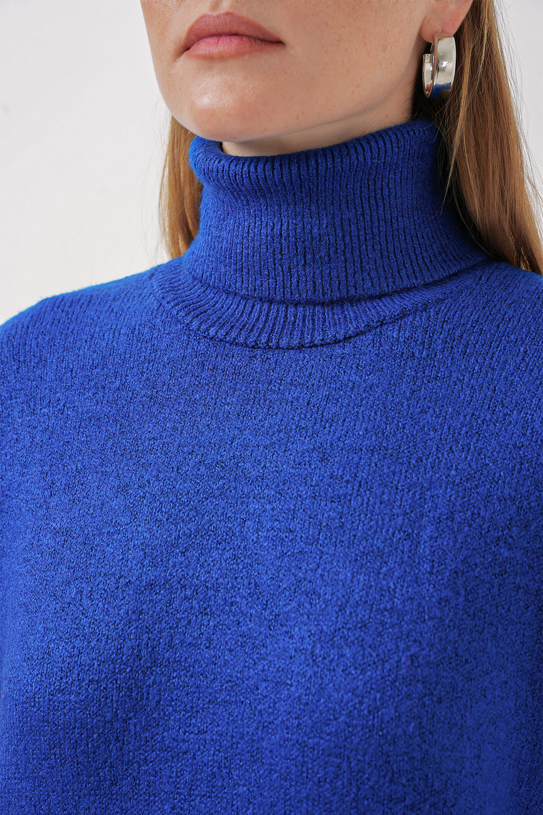 Bigdart 15891 Ensemble de tricot avec jupe - Bleu roi