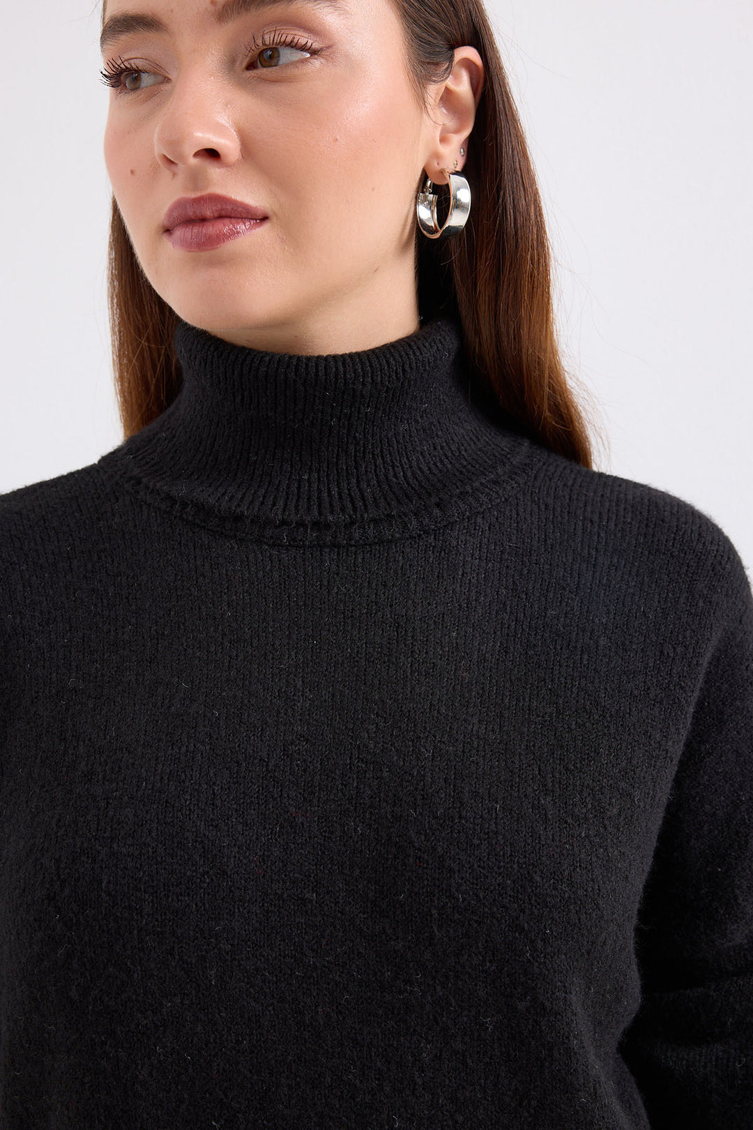 Bigdart 15891 Ensemble tricot jupe pull - Noir