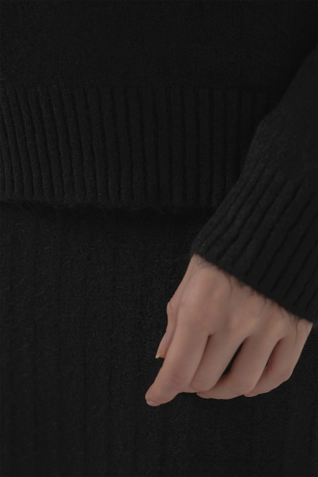 Bigdart 15892 Ensemble Tricot Jupe Pull - Noir