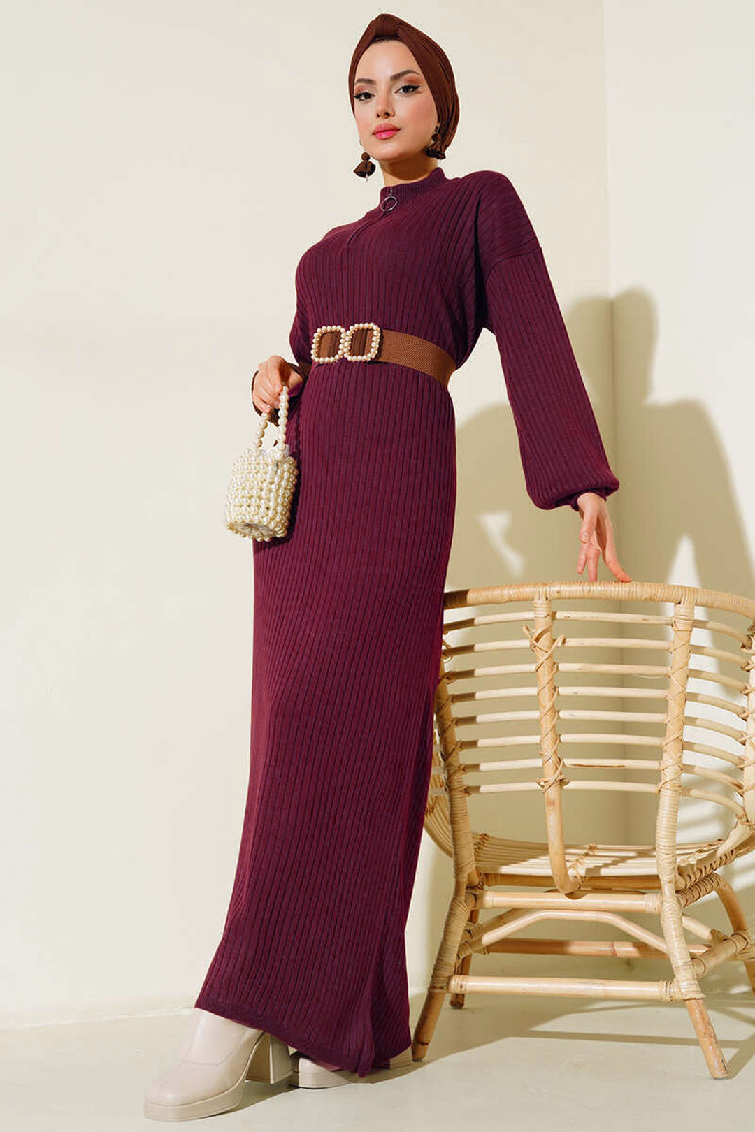 Bigdart Robe Tricot Modeste 15900 - y.Bordeaux