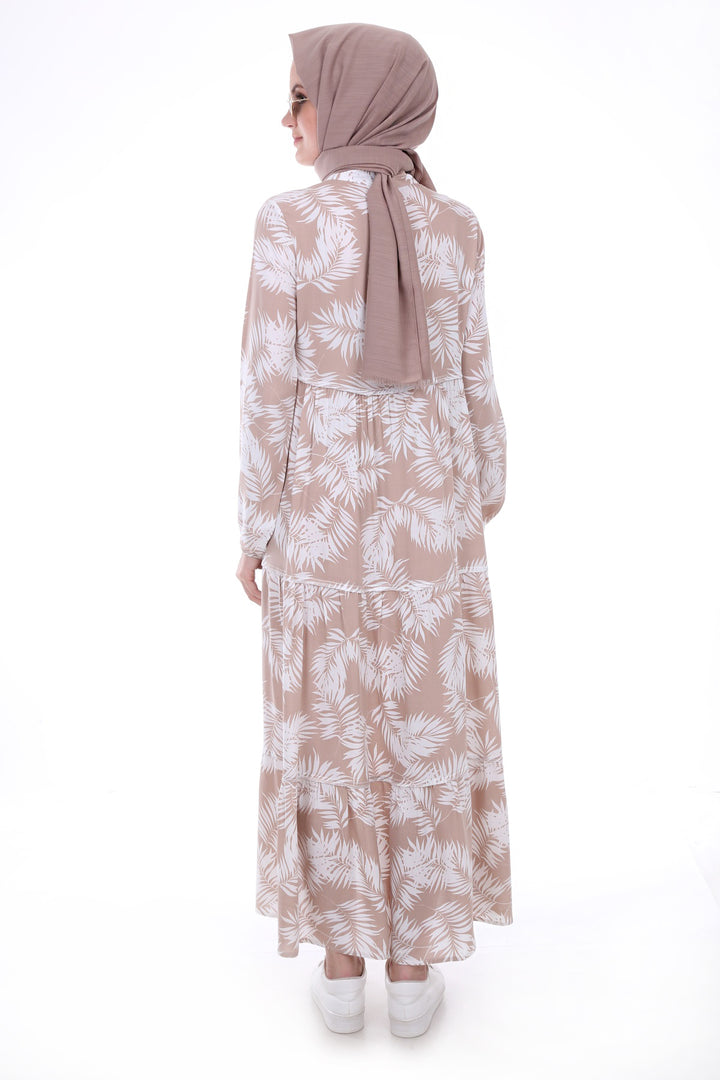 Bigdart 1627 Robe modeste à lacets - Beige