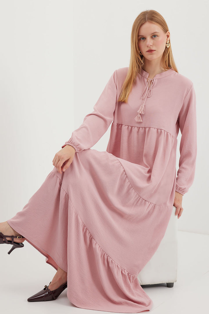Bigdart Robe Modeste à Lacets 1627 - A. Rose