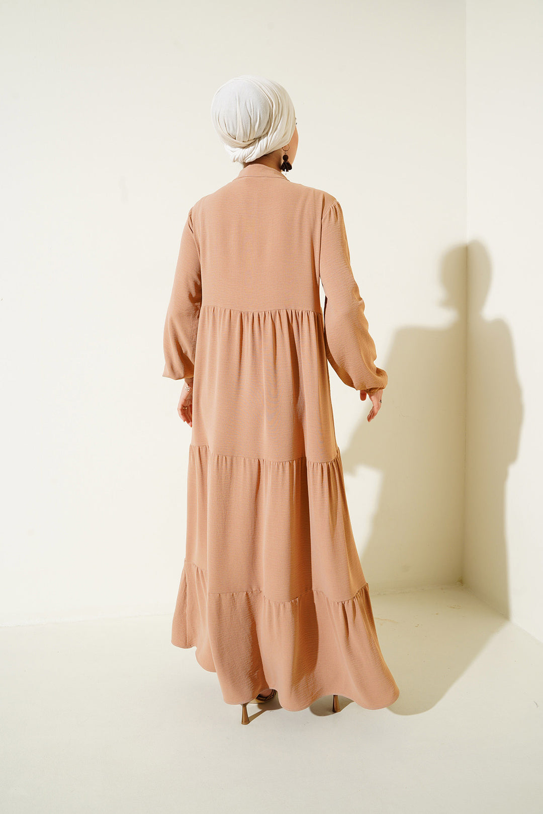 Bigdart 1627 Robe modeste à lacets - Sable