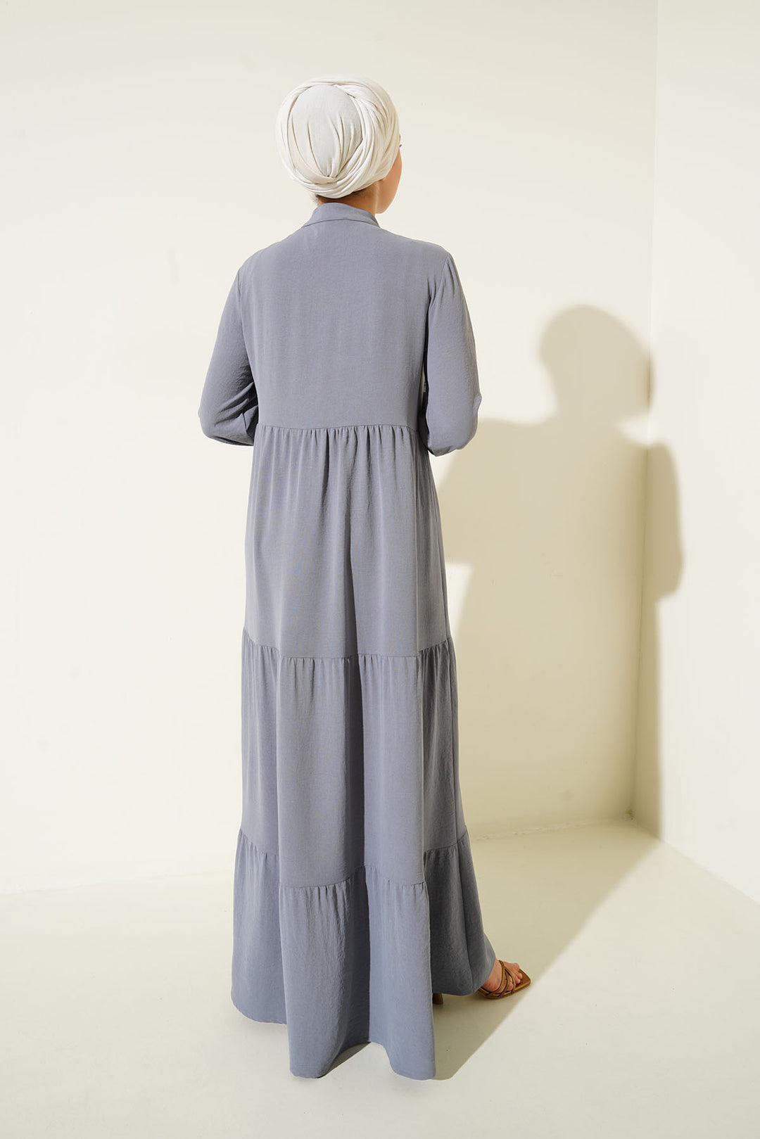 Bigdart Robe de modestie à lacets 1627 - Gris