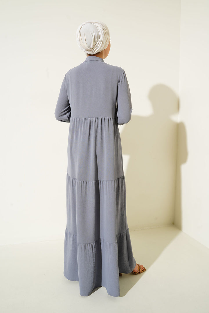 Bigdart Robe de modestie à lacets 1627 - Gris