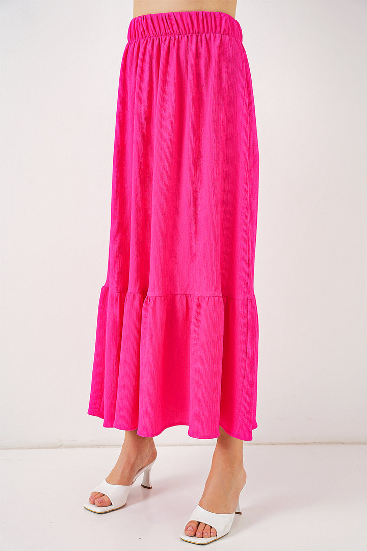 Bigdart Jupe longue tricotée 1886 - A.Fuchsia