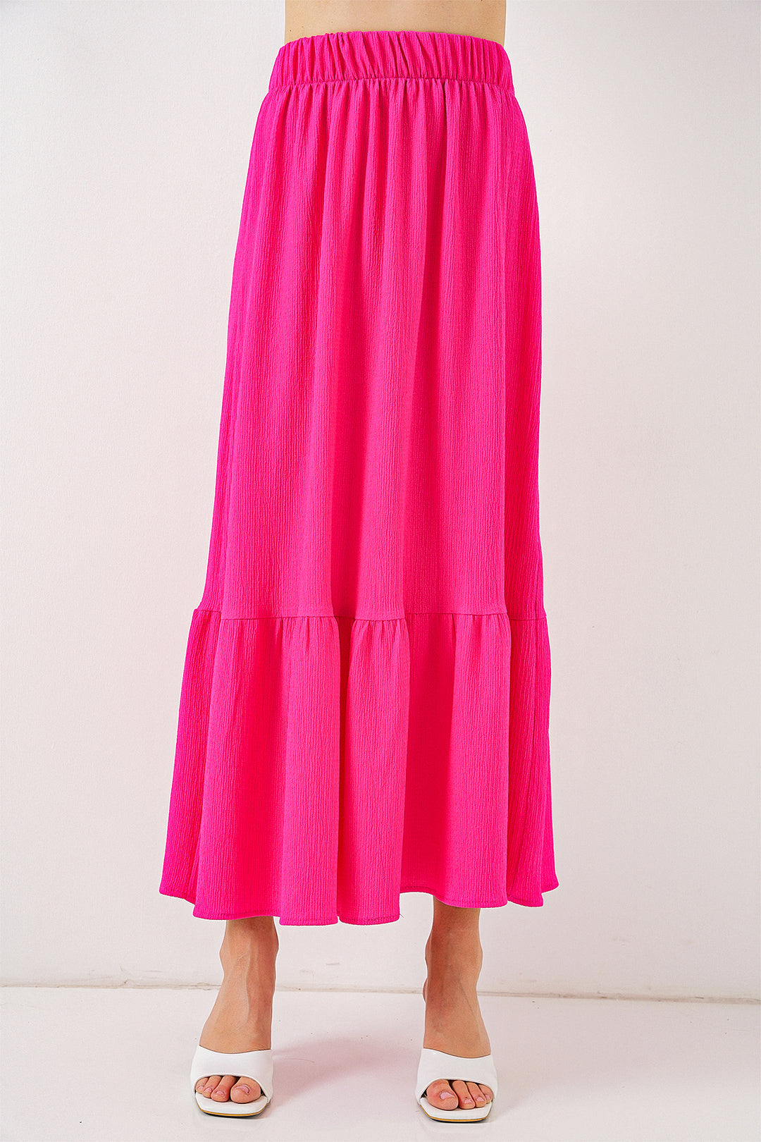 Bigdart Jupe longue tricotée 1886 - A.Fuchsia