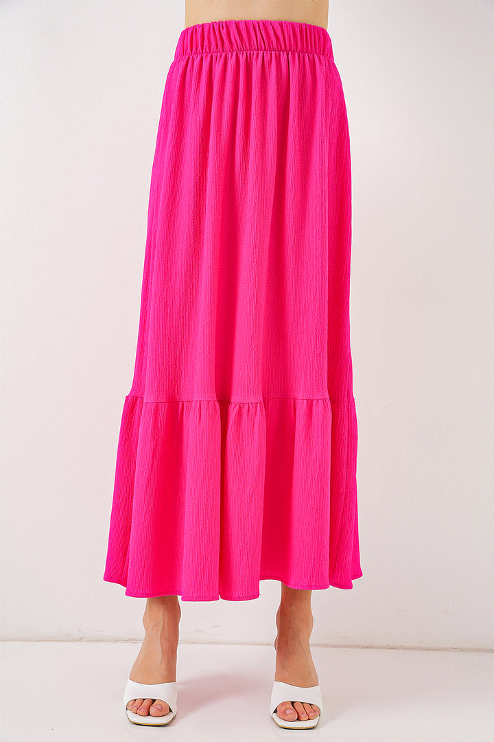 Bigdart Jupe longue tricotée 1886 - A.Fuchsia