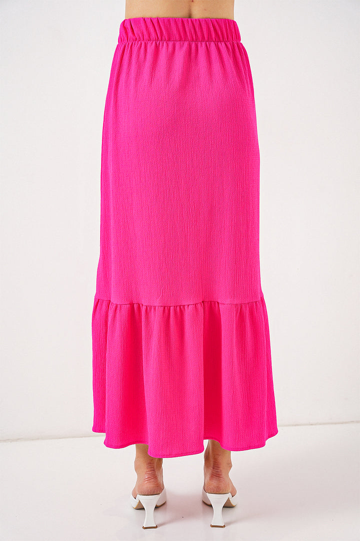 Bigdart Jupe longue tricotée 1886 - A.Fuchsia