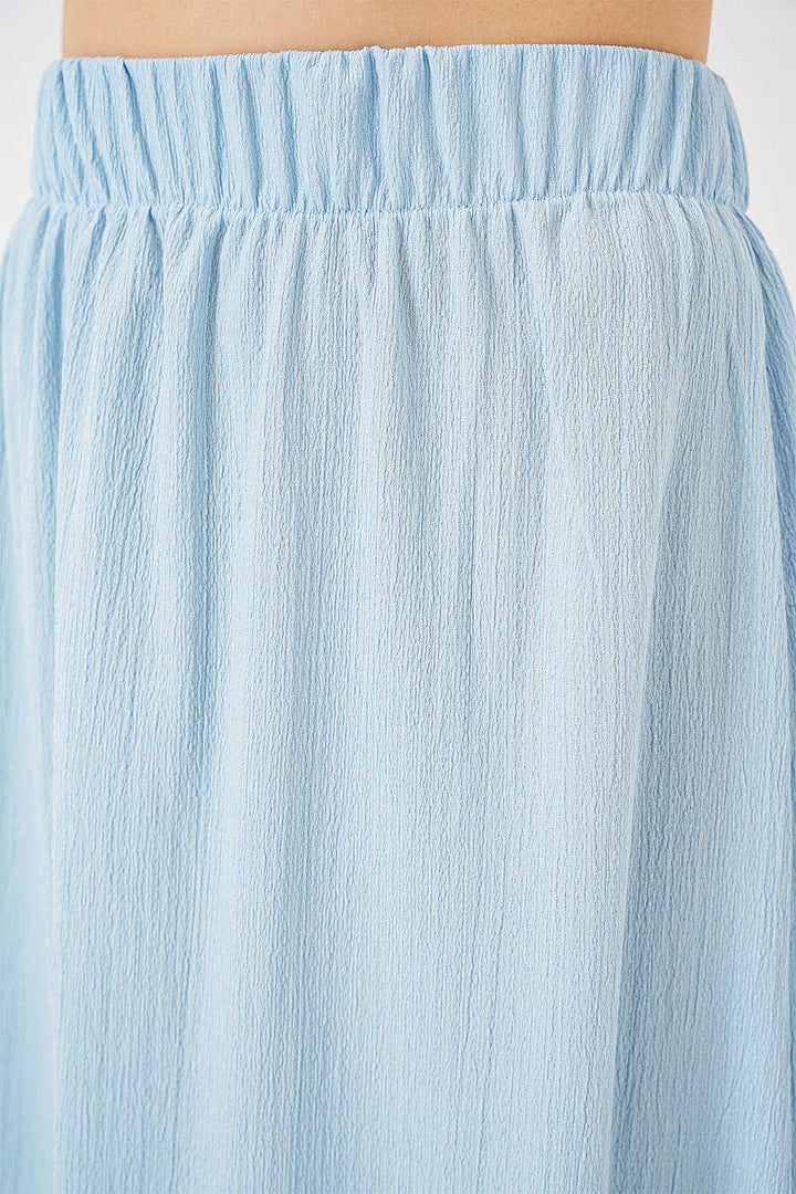 Bigdart Jupe longue tricotée 1886 - Bleu clair