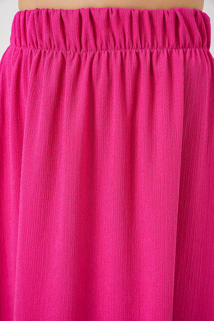 Bigdart Jupe longue tricotée 1886 - Rose foncé