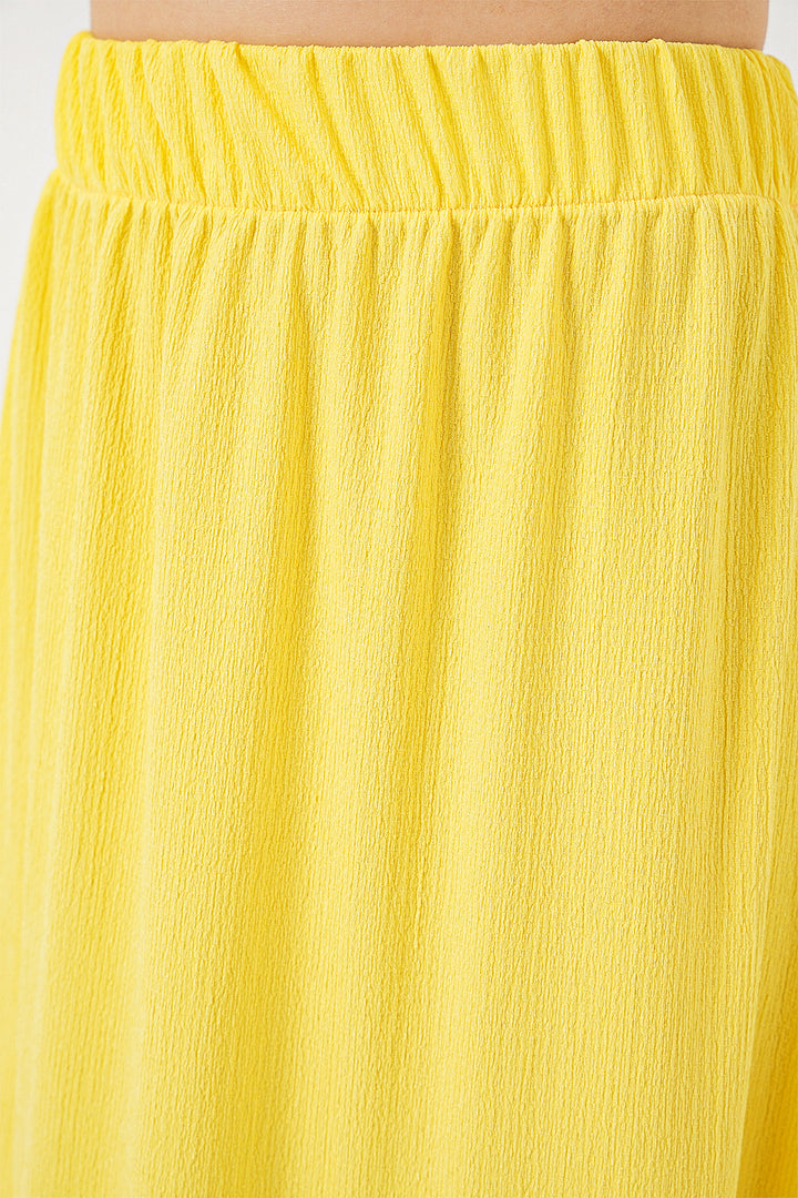 Bigdart Jupe longue en tricot 1886 - Jaune