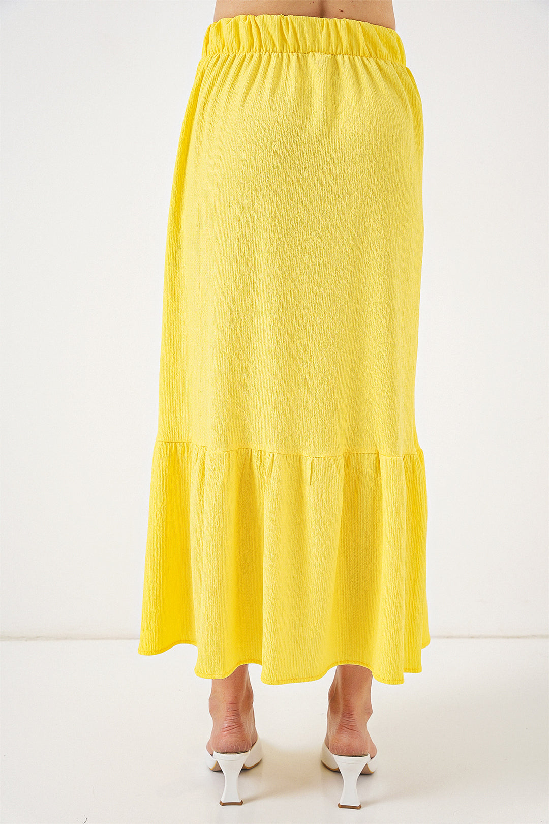 Bigdart Jupe longue en tricot 1886 - Jaune