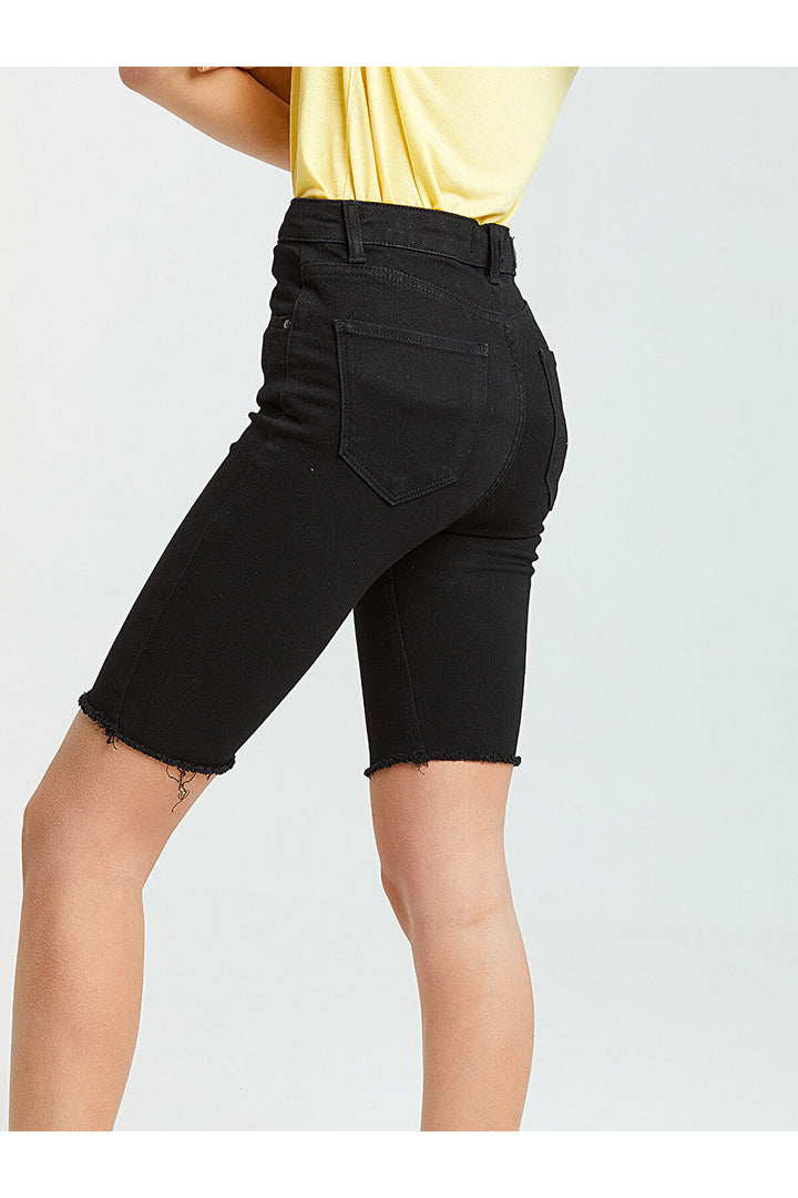 LTB Jean taille haute Galena Slim Fit Bermuda