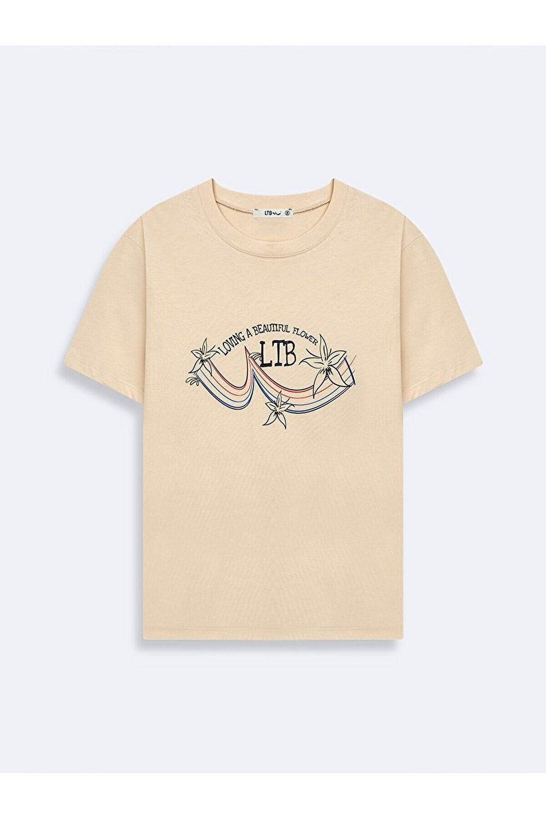 LTB T-shirt crème - Crème_105