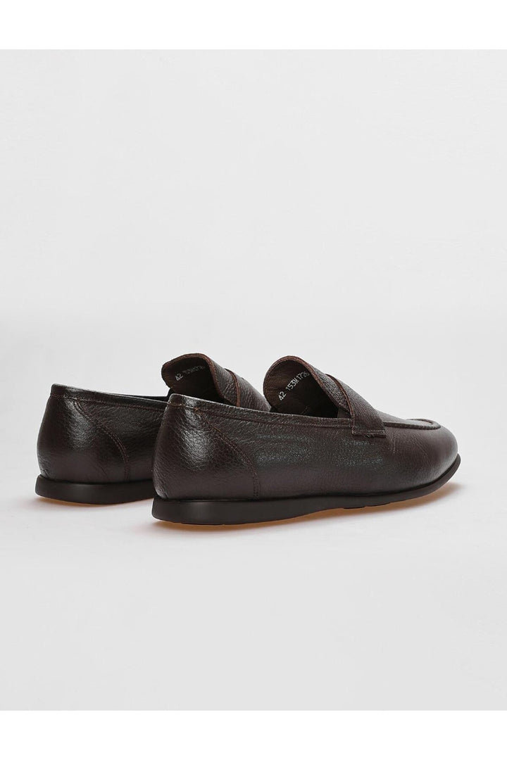 Cabani Shoes Chaussures de ville pour hommes en cuir véritable marron - Marron