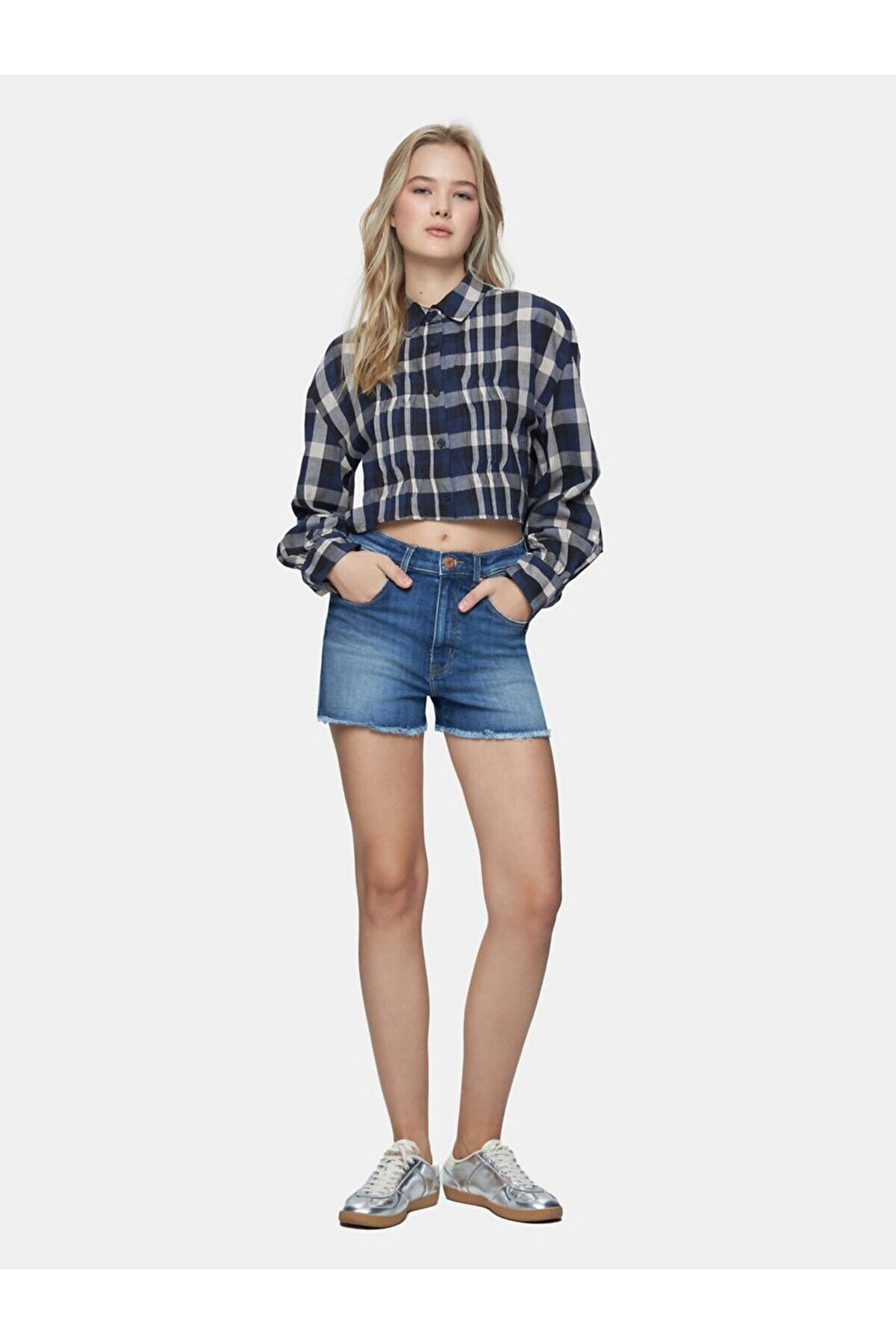 LTB Short en jean taille haute Carola