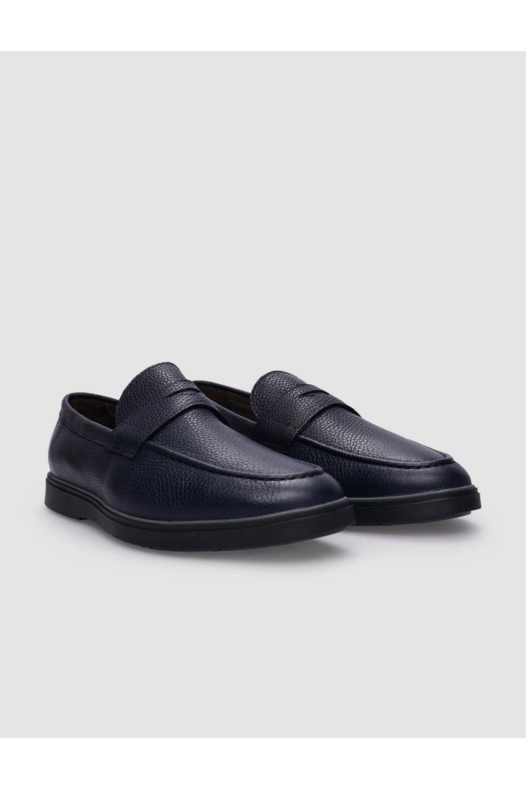 Cabani Shoes %100 Cuir véritable Chaussures décontractées pour hommes Bleu marine - Bleu marine