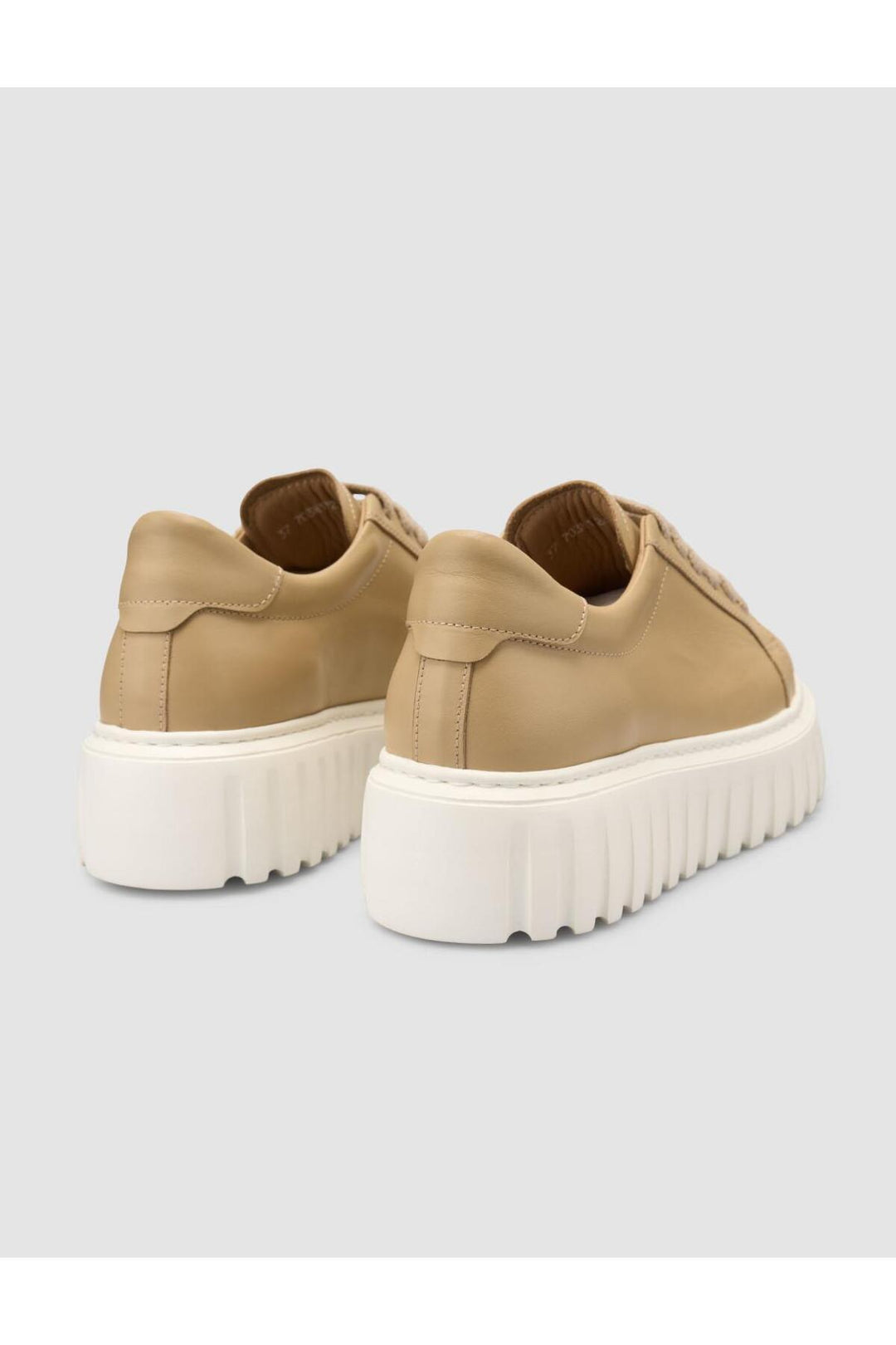 Cabani Shoes MonaMae %100 Cuir Véritable Vison Chaussures de Sport Femme - Vison