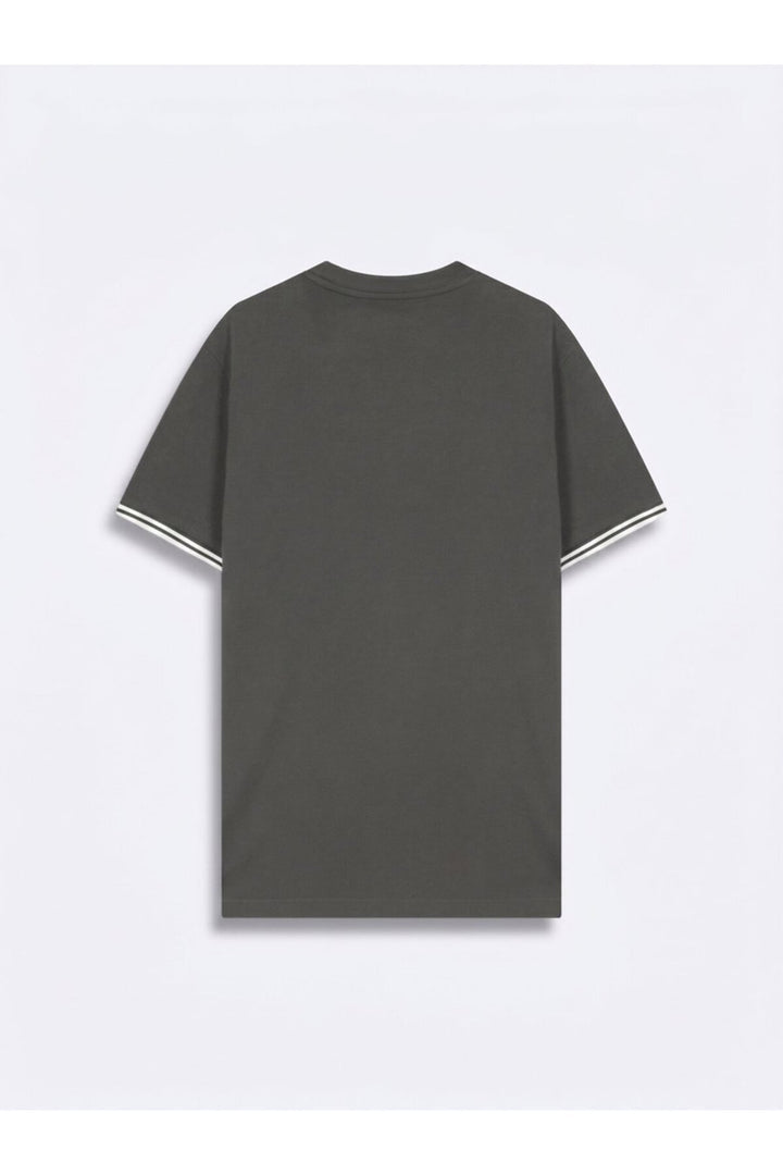 LTB T-shirt Antrasite à Détails Contrastés - Anthracite